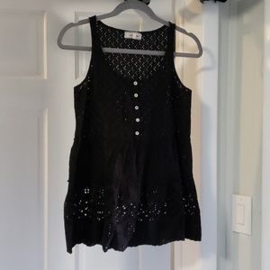 Black Cutout and ButtonTop